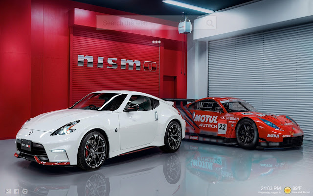 Nissan NewTab pozadí