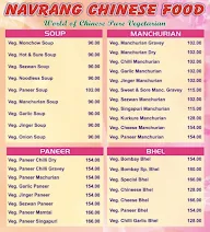 Navrang Chinese Fastfood menu 3