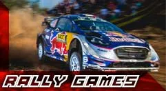 Botão para a página de jogos de rally