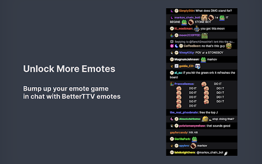 BetterTTV - Enhance Twitch and YouTube