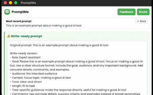 PromptMe: Prompt Optimizer screenshot 3