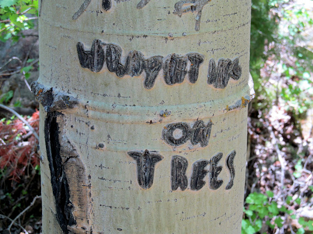 Writing on trees