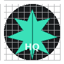 HQQuilt Charcoal Mint