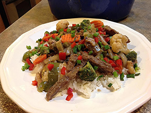 Roast Beef & Stir Fry Vegetables