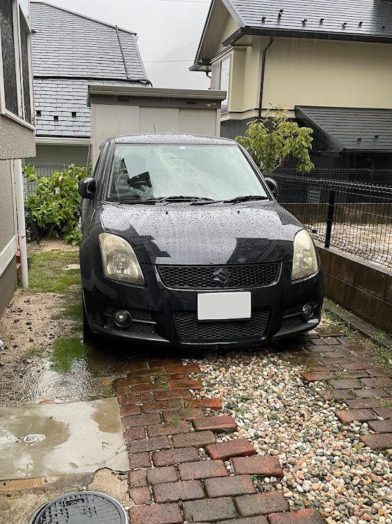 スイフトスポーツの大雨・広島市・安佐北区・大雨に気をつけて！に関するカスタム事例の投稿画像1枚目