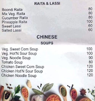 Saturn The Food Planet menu 2