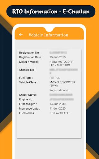 RTO Information - E - Challan