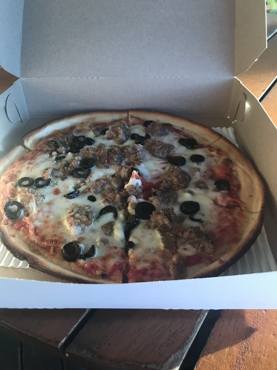 Gluten-Free Pizza at Cameli's Pizza