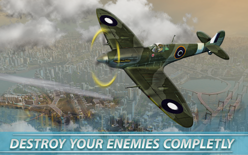 Air War Combat Dogfight airplane sky shooting game(圖1)-速報App