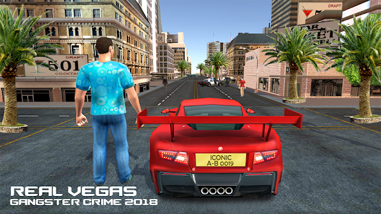 Real Vegas Gangster Crime 2018 - Gangster City 3D 1.1 APK + Мод (Бесконечные деньги) за Android