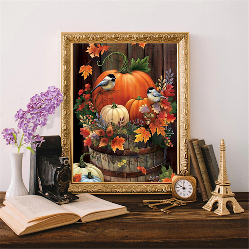 Title 1, Full Square Diamond Painting Kit Bird Embroider...