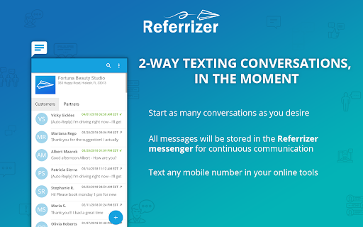 Referrizer Click2Text