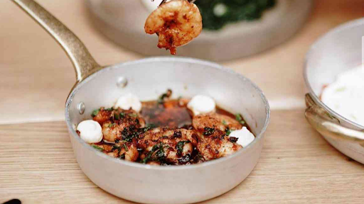 Karkalec Tigania-EOS Tapas & Restaurant-Tirana-Baboon Delivery