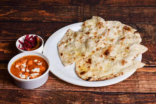 Butter Chicken With Butter Naan Combo