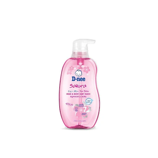 Dung dịch tắm gội D-nee toàn thân cho bé dưới 3 tuổi 800ml (Hồng)