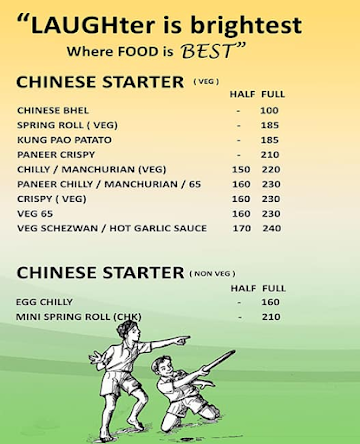 Alka Restaurant menu 