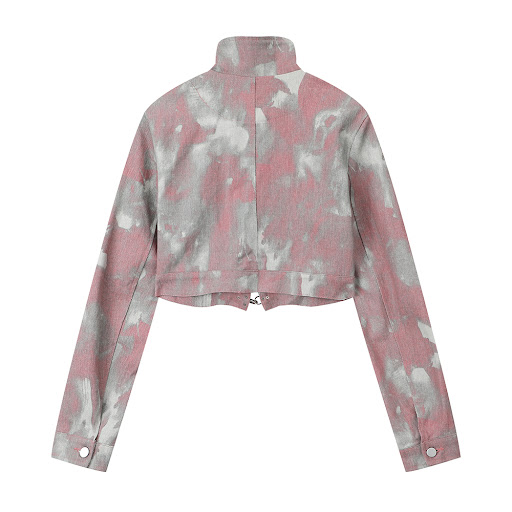 Title 9, Tie-dye camouflage stand collar jacket for men ...