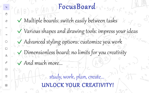 FocusBoard — New Tab Whiteboard