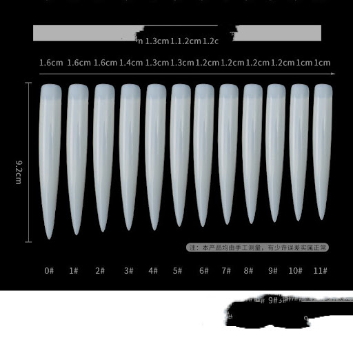 Title 6, Manicure Super Long Fake Nail Piece Practice, p...