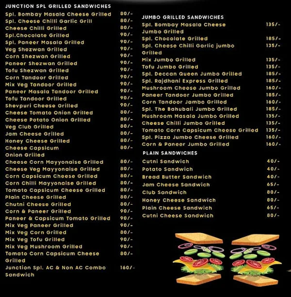 Sandwich Culture menu 