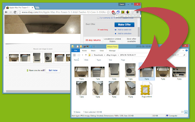 eBay Image and Page Saver
