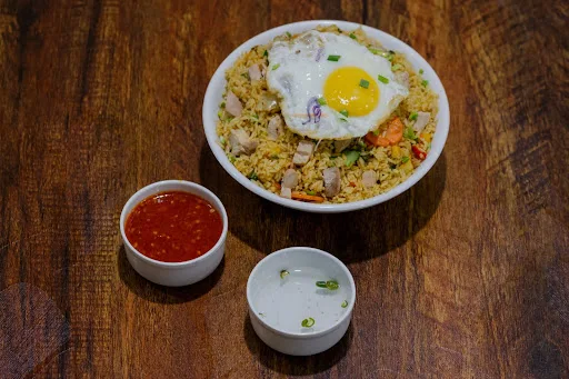 Chicken Singapore Fried Rice