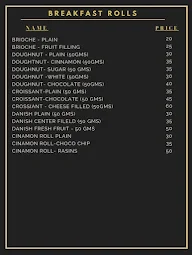 Glee Dessert menu 8