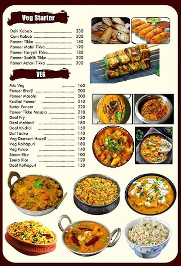 Dawat Restaurant menu 