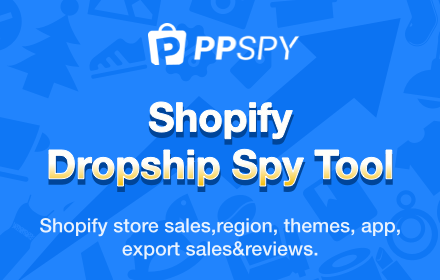 PPSPY-#1 Shopify analytics & dropship tool small promo image