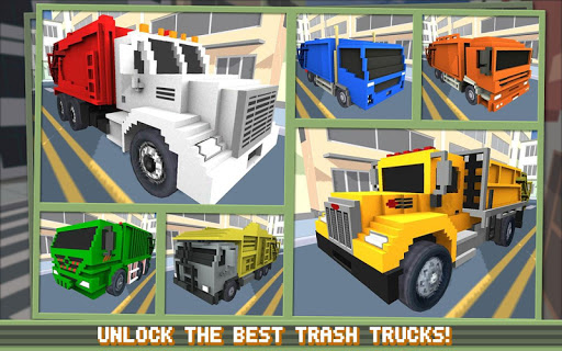 Blocky Garbage Truck SIM PRO (Mod Money)