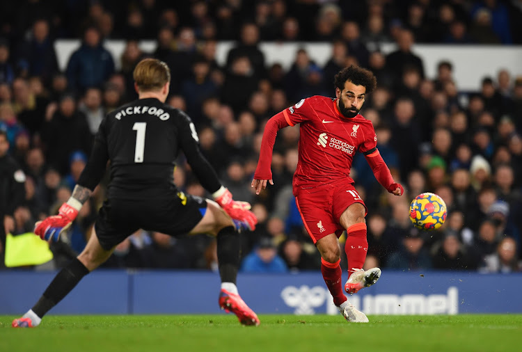 Mohamed Salah has now scored 13 goals in 14 Premier League matches for Liverpool.