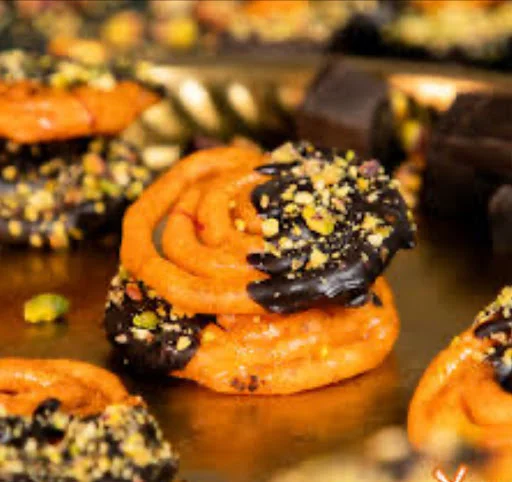 Chocolate Jalebi From Mum's Kitchen."