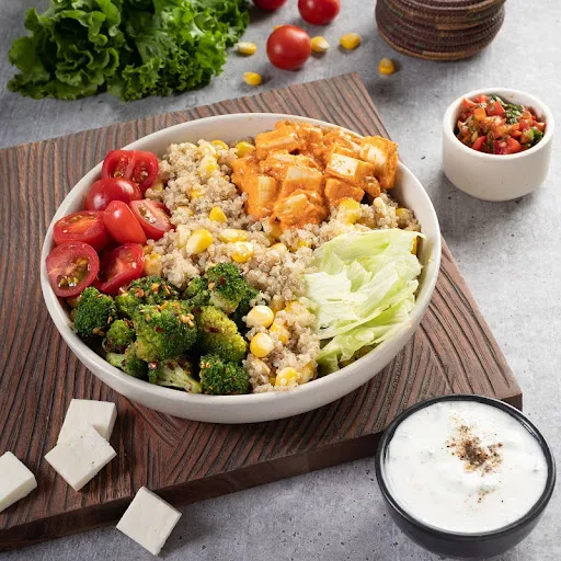 Quinoa & Corn Salad With Paneer Or Tofu