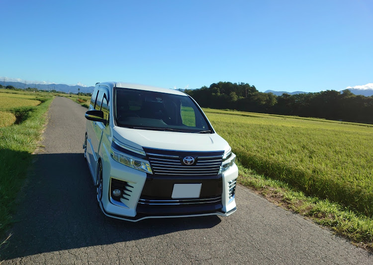 ヴォクシーの田んぼ道・稲穂と愛車・青空の下・秋の気配に関するカスタム事例の投稿画像3枚目