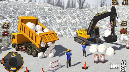 Screenshot Snow Excavator: Crane Game