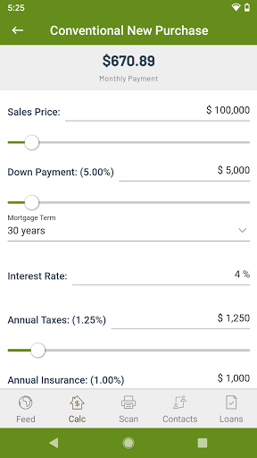 Screenshot Uwharrie e-zMortgage