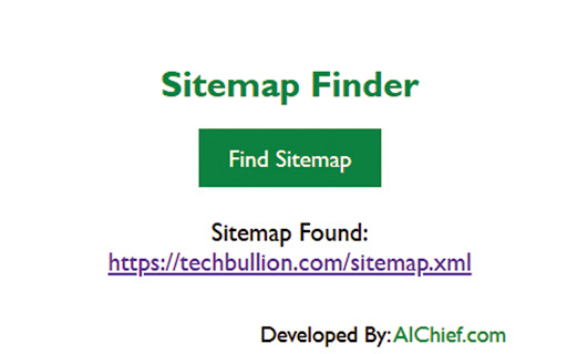 Sitemap Finder