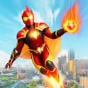 Icon Fire Hero 3D - Superhero Games