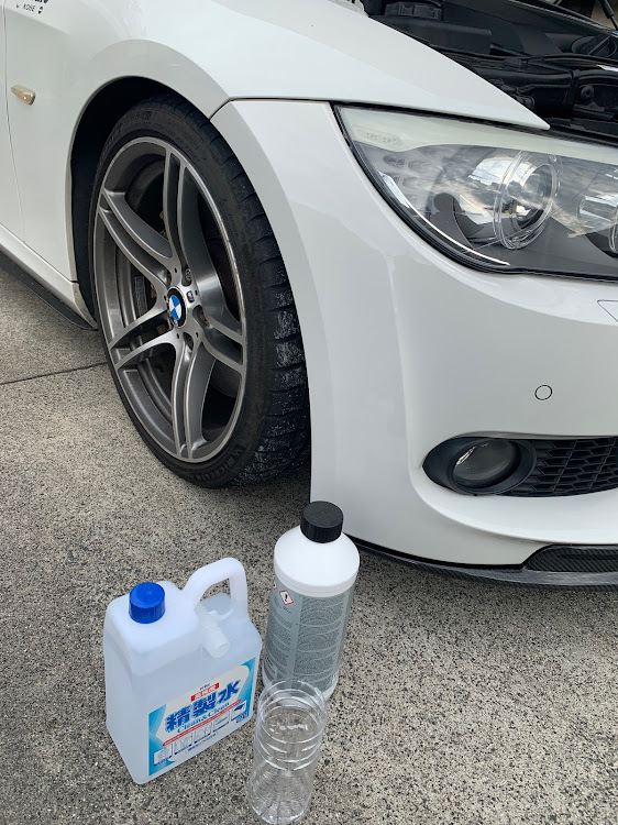 3シリーズ クーペの冷却水補充・e92・335i・N55エンジン・整備記録に関するカスタム事例の投稿画像1枚目