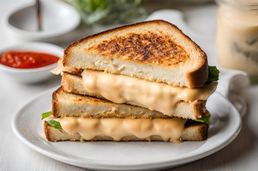 Grilled Spicy Mayo Cheese Sandwich