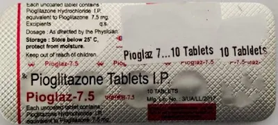 Pioglaz 7.5 Tablet 10's