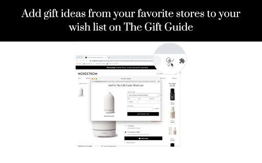 Add to The Gift Guide Button Beta