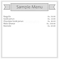 Satu's Sweets Snacks & Namkeen menu 1