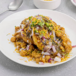 Aloo Tikki Chaat(3 pcs)