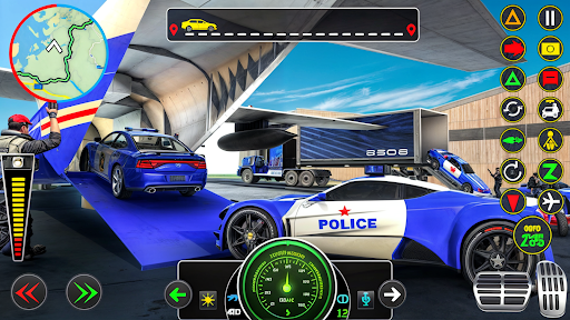 Screenshot Police Muscle Car Cargo Plane