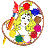 Coloring Book Games for Girls  Icon