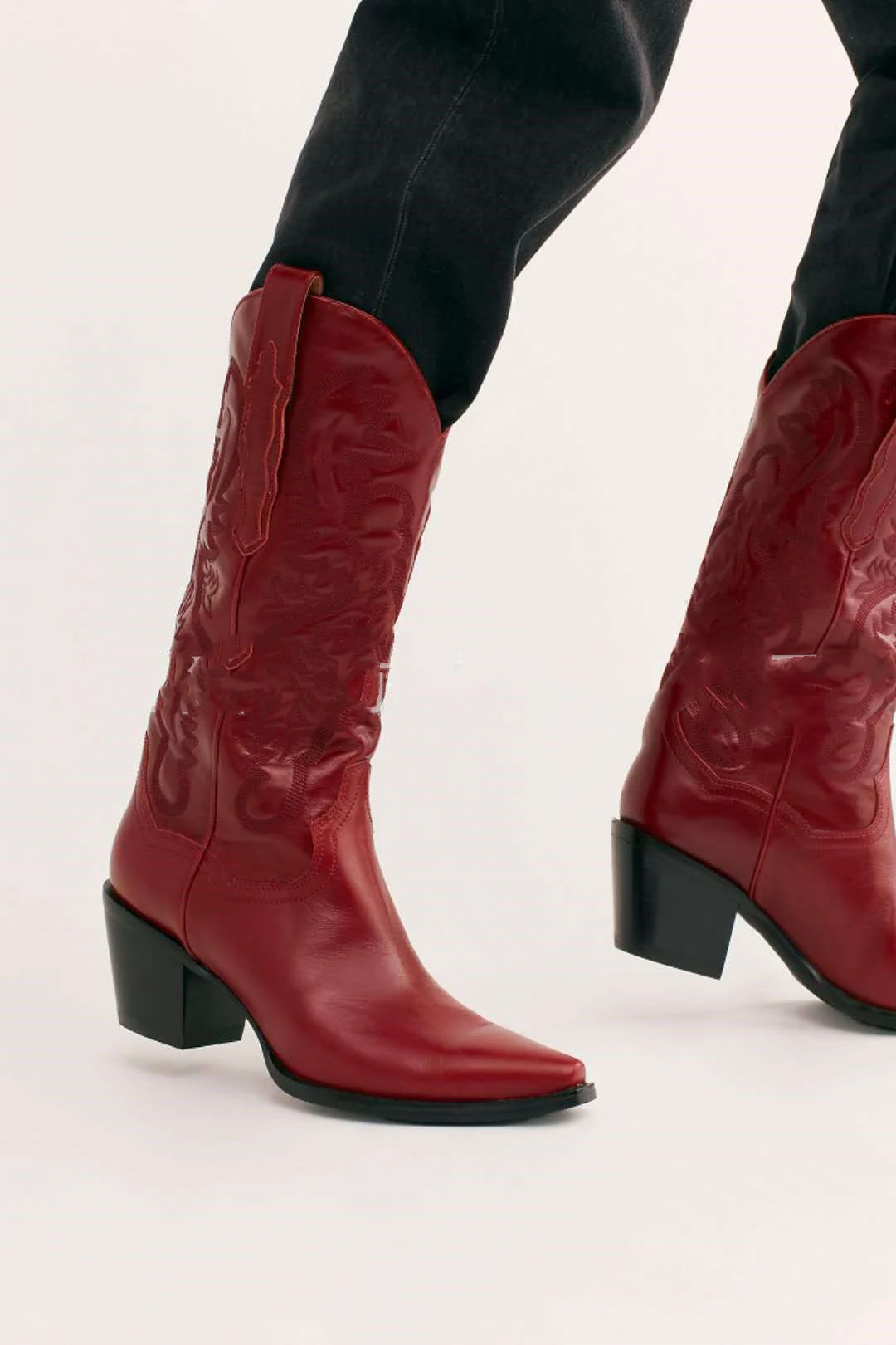 Title 1, Europäische Kunstleder Martin Boots mit schönem...