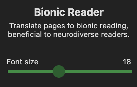 Bionic Reader Preview image 0