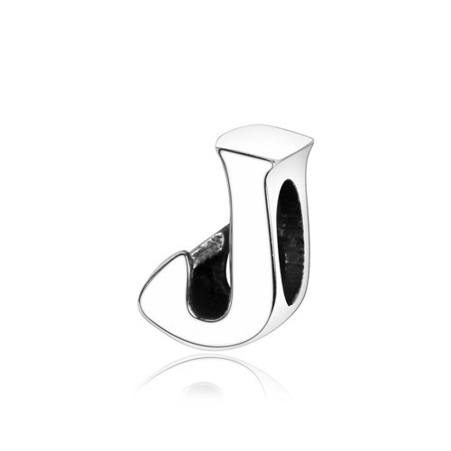 Title 8, Sterling Silver 26 English Alphabet Beads for p...