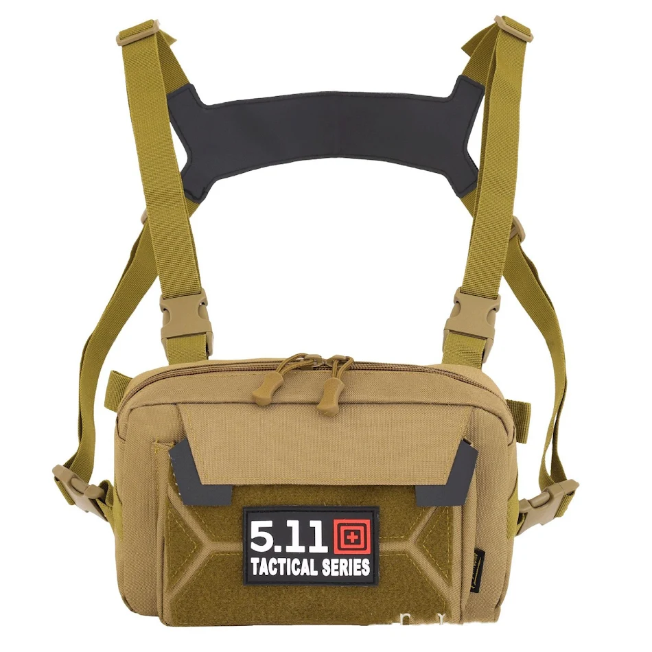Heren Vest Tas Outdoor Camping Tactiek Duurzaam en multifunctioneel vest met zakken. Ideaal voor outdoor activiteiten en tactisch gebruik.